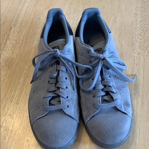 Adidas Stan Smith Mens in gray suede